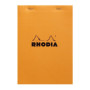 Bloc agrafé Rhodia ORANGE Giant Pad N°15 14,8x21cm 150f Q.5x5 80g