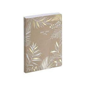 Agenda Kraft 12 x 17 cm Journalier Août à Juillet