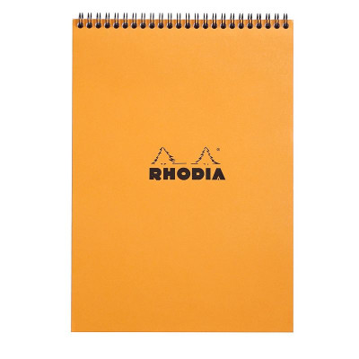 Bloc RI Rhodia Classic ORANGE 21x29,7cm 80 f Q.5x5 microperf. 80g