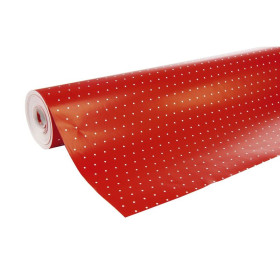 Alliance 60g, rl 50x0,70m Pois fd rouge