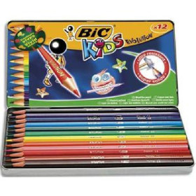 BIC Boite métal 12 CRAY COUL EVOLUTION ASS 8290302