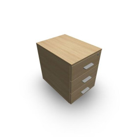 CAISSON MOBILE MELA ECO 3 TIROIRS L42 P55,5 H58,7 CM MG SB