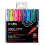 POSCA Pochette de 8 marqueurs POSCA. Pointe conique extra fine 0,7-1mm. Coloris