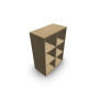 CAMILLE STRUCTURE 6 MULTICASES H112,3XL80,7XP43,2CM