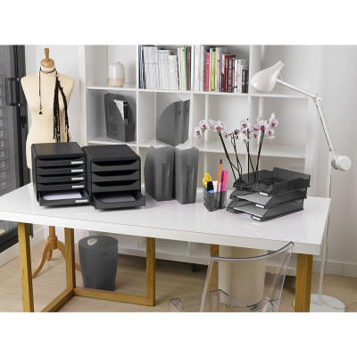 Corb à courrier MIDI-COMBO gris sou glos