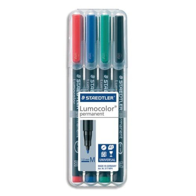 STD P/4 FEUTRE 1MM LUMOCOLOR 317 WP4