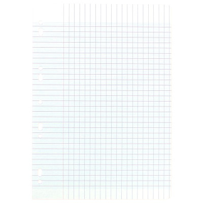 FEUILLES SIMPLES CONQUERANT 7 PERFOREES 210x297 FILM 100P 80G SEYES BLEU