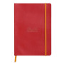Rhodiarama carnet souple COQUELICOT A5 160p ligné pap. ivoire 90g ferm. élast.