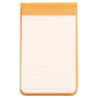 Rhodiarama Webnotepad remb.rigide ORANGE 9x14 cm 192p ligné microperf. pap. ivoi