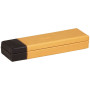 Rhodiarama plumier simili cuir italien ORANGE 21x5,5x3cm