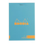 Bloc agrafé Rhodia coloR TURQUOISE N°12 8,5x12cm 70f ligné 90g