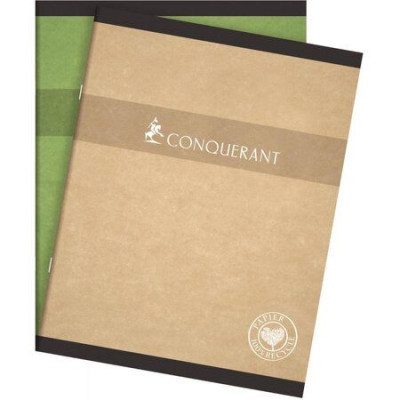 CAHIER CONQUERANT 7 AGRAFE 170X220 96P 70G SEYES RECYCLE