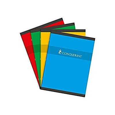 CAHIER CONQUERANT 7 AGRAFE 240X320 96P 70G UNI