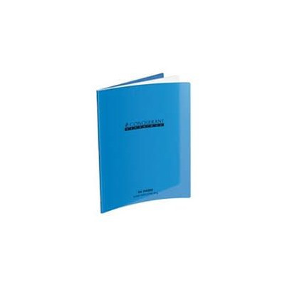 CAHIER CONQUERANT CLASSIQUE AGRAFE 170x220 48P 90G SEYES POLYPRO BLEU
