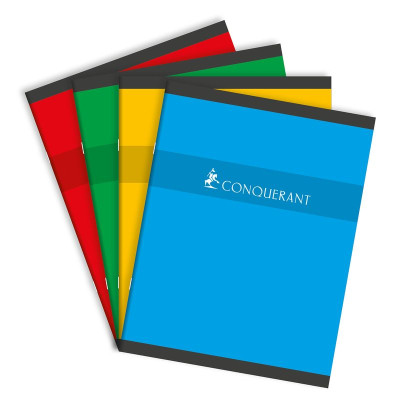CAHIER CONQUERANT 7 AGRAFE 170X220 60P 70G SEYES