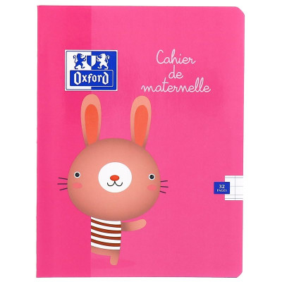 CAHIER OXFORD AGRAFE 170x220 32P OPTIK P. DOUBLE LIGNE 3/10