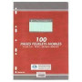 FEUILLES SIMPLES CONQUERANT 7 PERFOREES 210x297 FILM 100P 80G SEYES VERT