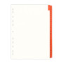 INTERCALAIRES ALPHABETIQUES A4 26 POSITIONS MYLAR 160G ROUGE