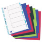 INTERCALAIRES NEUTRES A4+ 6 POSITIONS PP OPAQ 3/10 ASSORTI