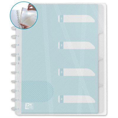 PROTEGE-DOCS AMOV OXFORD HAWAI A4 30POCH VARIOZIP PP INCOLORE