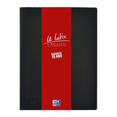PROTEGE-DOCS OXFORD LE LUTIN A4 40POCH PVC NOIR