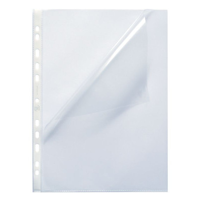 POCHETTE PERF BTE100 A4 OUVERTURE LATERALE PP70 LISSE INCOLORE