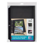 10 POCHETTE PERF OXFORD SACH A4 4PHOTO13X18 PP90 LISSE NOIR