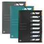 TRIEUR OXFORD A4 8P PP OPAQUE ASSORTI
