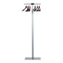PORTEMANTEAU SPIRIT GRIS METAL + 6 CINTRES