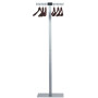 PORTEMANTEAU SPIRIT GRIS METAL + 6 CINTRES