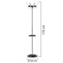 PORTEMANTEAU CYPRES GRIS METAL