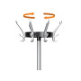 PORTEMANTEAU CYPRES GRIS METAL