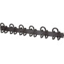 PATERE FIL MULTIPLE NOIR 6 DOUBLES ACCROCHES