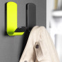 PATERE MAGNETIQUE STEELY NOIR