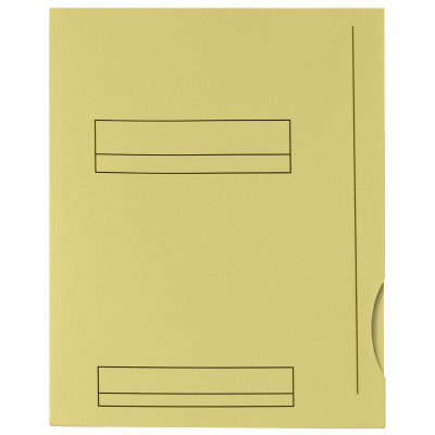 50 SOUS DOSSIER OXFORD 2RAB HV A4 KRAFT JAUNE PASTEL
