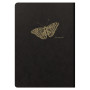 Flying Spirit Black carnet brochure cousue 14,8x21cm 192p ligné motifs assortis