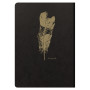 Flying Spirit Black carnet brochure cousue 14,8x21cm 192p ligné motifs assortis