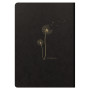 Flying Spirit Black carnet brochure cousue 14,8x21cm 192p ligné motifs assortis