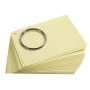 50 Flashcards bristol A7 lignées 5 ass.