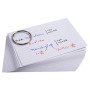 50 Flashcards bristol A6 lignées 5 ass.