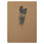 Flying Spirit Kraft carnet piqûre textile 14,8x21cm 96p ligné motifs assortis pa