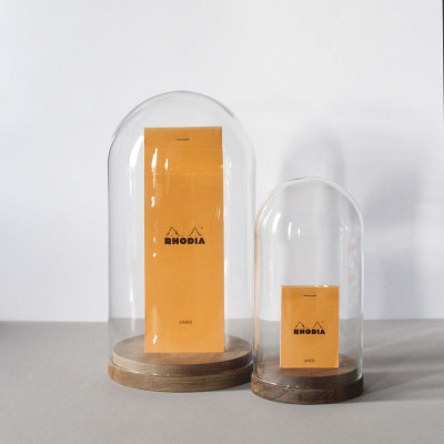 Bloc agrafé Rhodia ORANGE N°10 5,2x7,5cm 80f ligné 80g