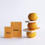 Bloc agrafé Rhodia ORANGE N°10 5,2x7,5cm 80f ligné 80g