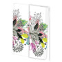 Blooming, Carnet rigide, 11 x 15,5 cm, 160 pages, uni, fermeture aimantée, ass.