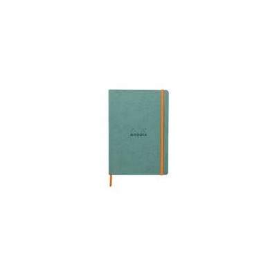 Rhodiarama carnet souple EAU A5 160p ligné pap. ivoire 90g ferm. élast.