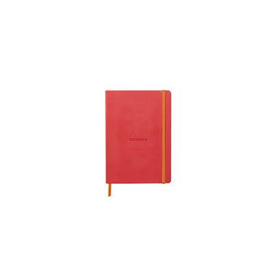 Rhodiarama carnet souple CORAIL A5 160p ligné pap. ivoire 90g ferm. élast.