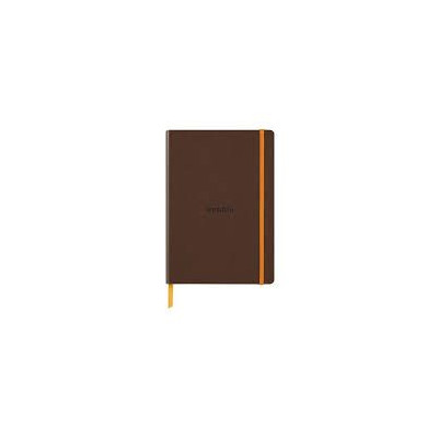 Rhodiarama carnet souple BRONZE A5 160p dot pap. ivoire 90g ferm. élast.