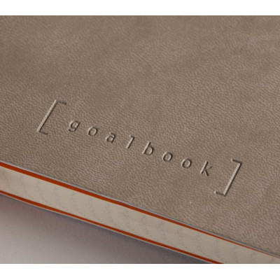 Rhodiarama Goalbook souple TAUPE A5 240p dot papier blanc 90g