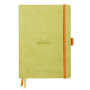 Rhodiarama Goalbook souple ANIS A5 240p dot papier ivoire 90g