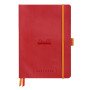 Rhodiarama Goalbook souple COQUELICOT A5 240p dot papier ivoire 90g
